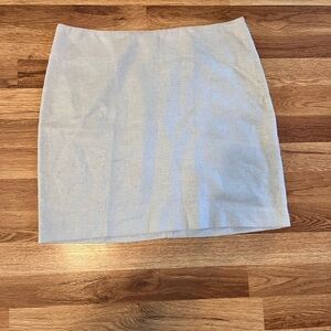 New York & Company sz 10 linen blend mini skirt
